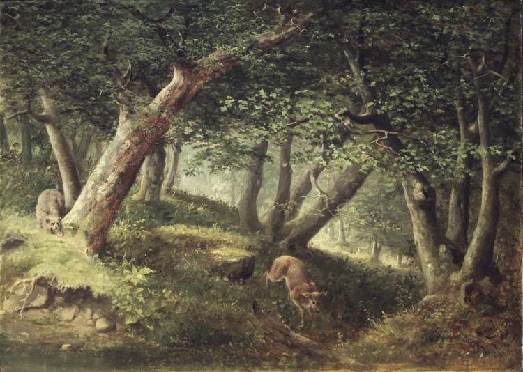 William Holbrook Beard Brooklyn Museum In the Forest oil painting image